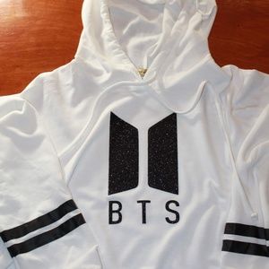 BTS Ladies hooded long sleeve top.